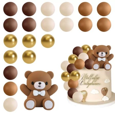 دبدوب بني مع كرات